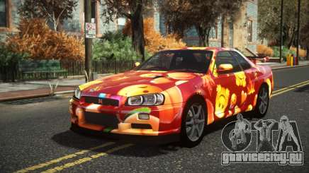 Nissan Skyline R34 Cusvar S3 для GTA 4