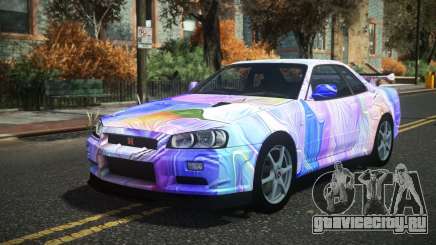 Nissan Skyline R34 Drujo S11 для GTA 4