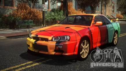 Nissan Skyline R34 Nazuxy S5 для GTA 4