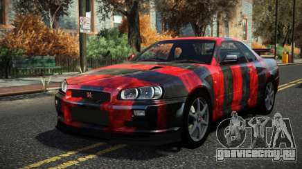 Nissan Skyline R34 Cusvar S12 для GTA 4