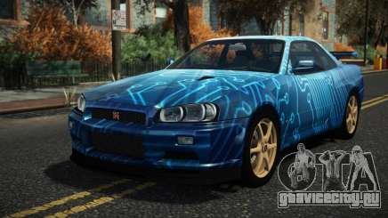 Nissan Skyline R34 Nazuxy S11 для GTA 4