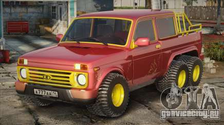 Lada Niva 6x6 New Year для GTA San Andreas