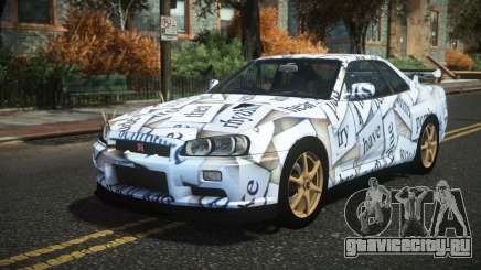 Nissan Skyline R34 Nazuxy S1 для GTA 4