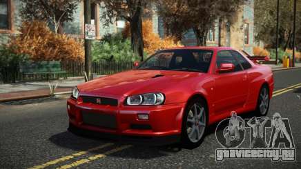 Nissan Skyline R34 Cusvar для GTA 4