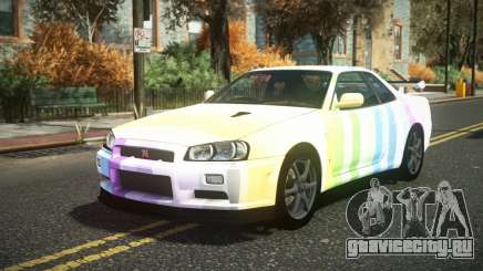 Nissan Skyline R34 Cusvar S4 для GTA 4