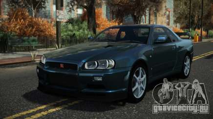 Nissan Skyline R34 Drujo для GTA 4