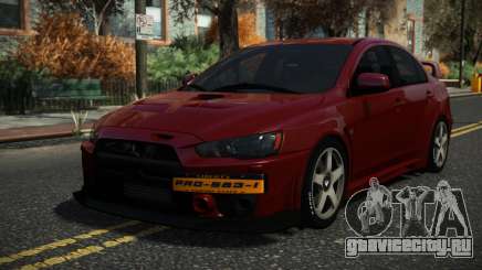 Mitsubishi Lancer Evo X Voksa для GTA 4