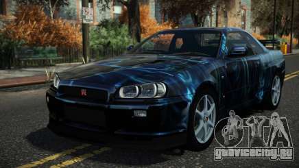 Nissan Skyline R34 Drujo S2 для GTA 4