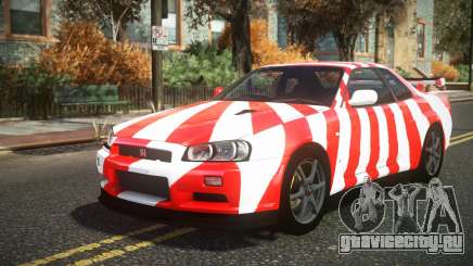 Nissan Skyline R34 Cusvar S5 для GTA 4