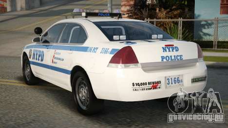 2016 Chevrolet Impala NYPD PCT для GTA San Andreas