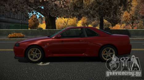 Nissan Skyline R34 Cehvo для GTA 4