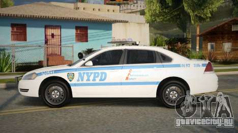 2016 Chevrolet Impala NYPD PCT для GTA San Andreas