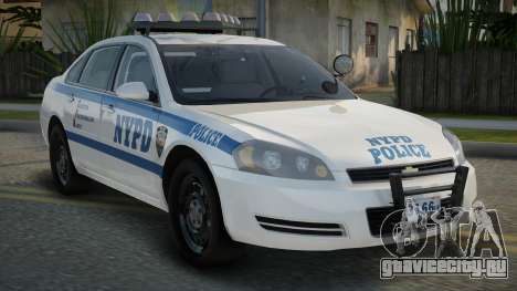 2016 Chevrolet Impala NYPD PCT для GTA San Andreas