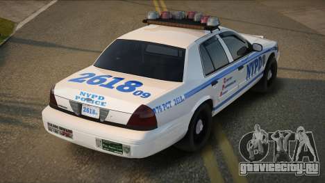 2011 Ford Cown vic NYPD для GTA San Andreas