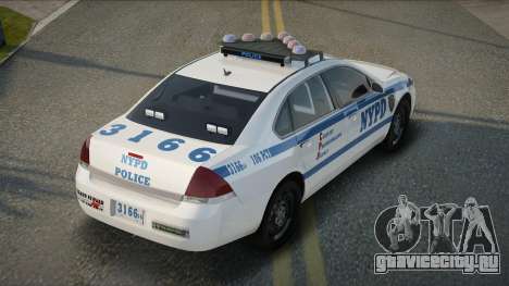 2016 Chevrolet Impala NYPD PCT для GTA San Andreas