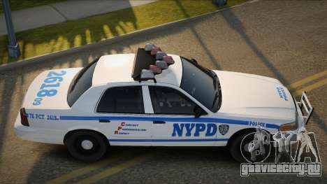 2011 Ford Cown vic NYPD для GTA San Andreas