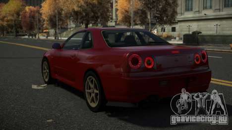 Nissan Skyline R34 Cehvo для GTA 4