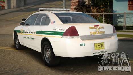 Chevrolet Impala OCSO Modified для GTA San Andreas