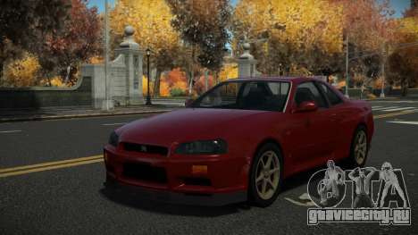 Nissan Skyline R34 Cehvo для GTA 4
