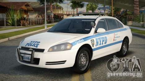 2016 Chevrolet Impala NYPD PCT для GTA San Andreas