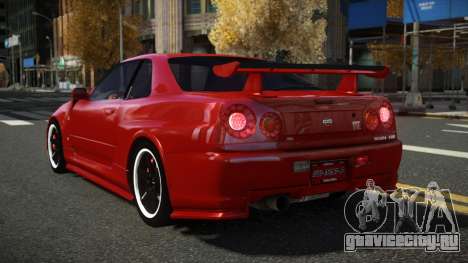 Nissan Skyline R34 Dyrolsa для GTA 4
