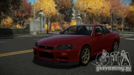Nissan Skyline R34 Cehvo для GTA 4