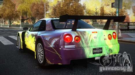 Nissan Skyline R34 YHL S3 для GTA 4