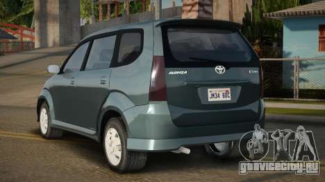 2005 Toyota Avanza 1.3 S для GTA San Andreas