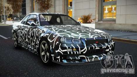 Nissan Skyline R34 JML S6 для GTA 4