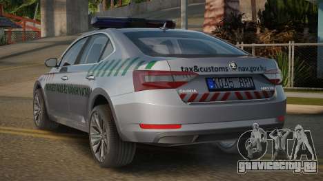Skoda SuperB 2018 Nemzeti Ado-es Vamhivatal для GTA San Andreas