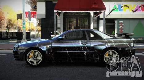 Nissan Skyline R34 JML S8 для GTA 4