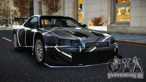 Nissan Skyline R34 YHL S5 для GTA 4