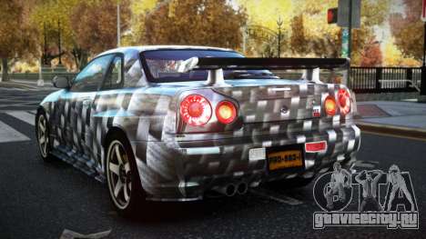 Nissan Skyline R34 JML S12 для GTA 4