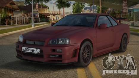 2002 Nissan Skyline R34 для GTA San Andreas