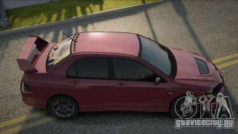Mitsubishi Lancer Evolution IX MR Edition [RHA] для GTA San Andreas