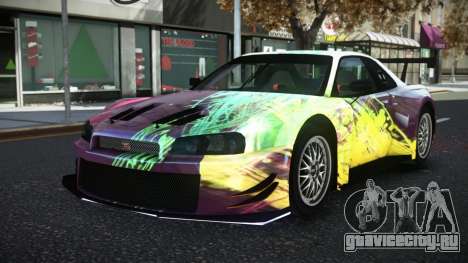 Nissan Skyline R34 YHL S3 для GTA 4