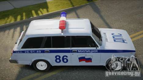 VAZ 2104 Moscow Police для GTA San Andreas