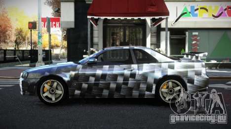 Nissan Skyline R34 JML S12 для GTA 4