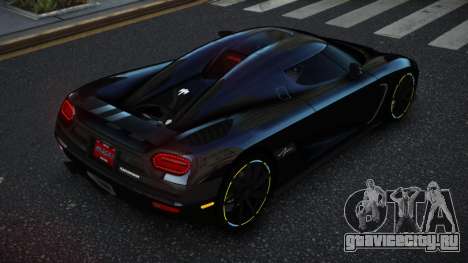 Koenigsegg Agera Segelmacole для GTA 4