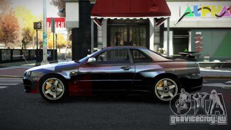 Nissan Skyline R34 JML S9 для GTA 4