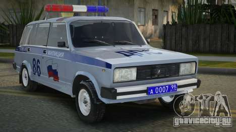 VAZ 2104 Moscow Police для GTA San Andreas