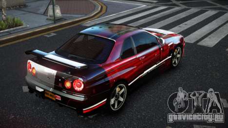 Nissan Skyline R34 JML S9 для GTA 4