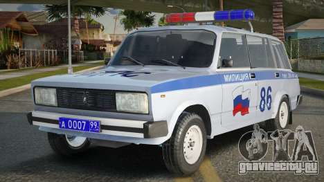 VAZ 2104 Moscow Police для GTA San Andreas