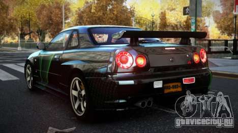 Nissan Skyline R34 JML S11 для GTA 4