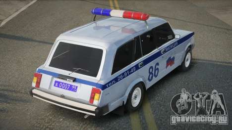 VAZ 2104 Moscow Police для GTA San Andreas