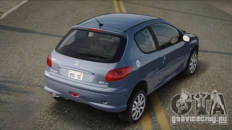 Peugeot 206 GTI V1.1 для GTA San Andreas