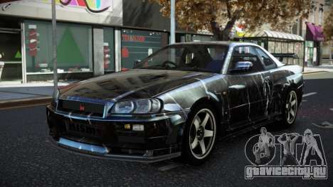 Nissan Skyline R34 JML S8 для GTA 4