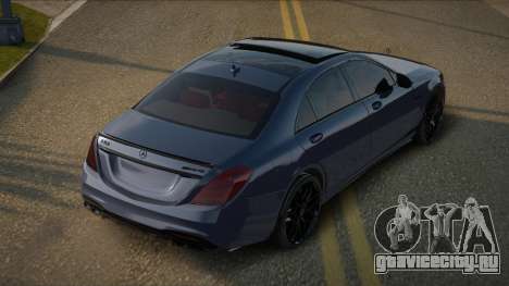 Mercedes-Benz S63 AMG W222 Full Black для GTA San Andreas