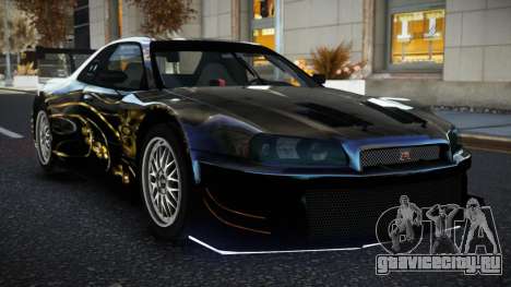 Nissan Skyline R34 YHL S7 для GTA 4