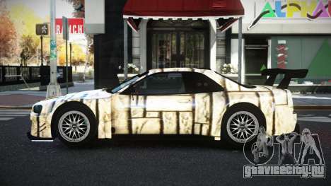 Nissan Skyline R34 YHL S12 для GTA 4